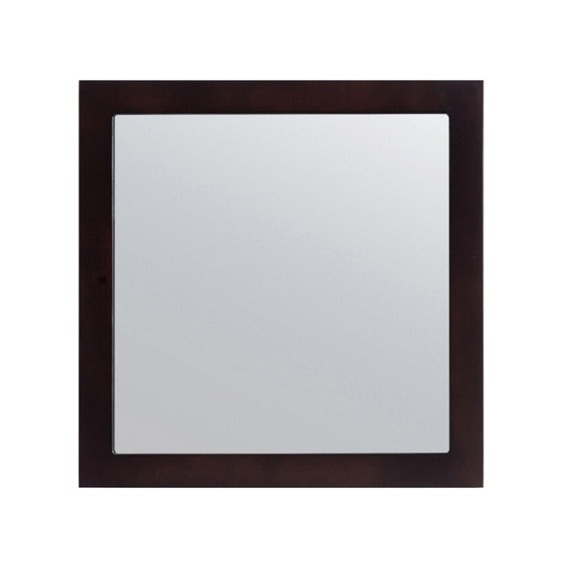 Laviva 313FF-3030E Sterling 30" Espresso mirror, front view on a white background