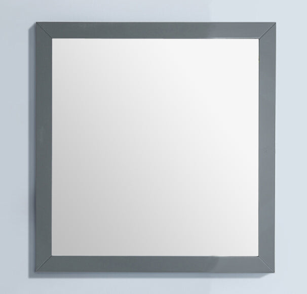 Laviva 313FF-3030G Sterling 30" Grey mirror, front view against a plain backdrop