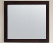 Laviva 313FF-3630E Sterling 36" Espresso mirror, front view against a plain backdrop