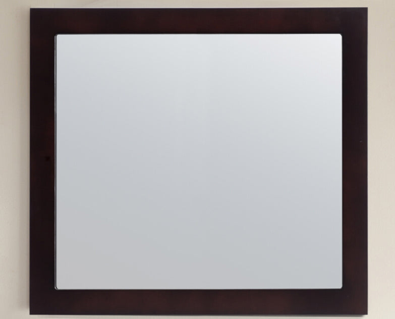 Laviva 313FF-3630E Sterling 36" Espresso mirror, front view against a plain backdrop