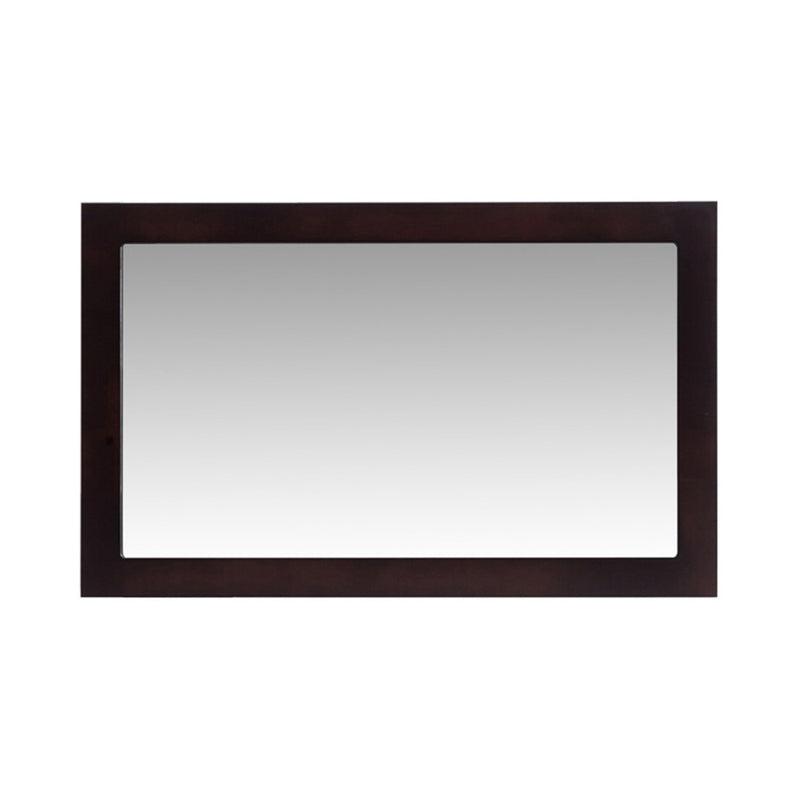 Laviva 313FF-4830E Sterling 48" Espresso mirror, front view on a white background