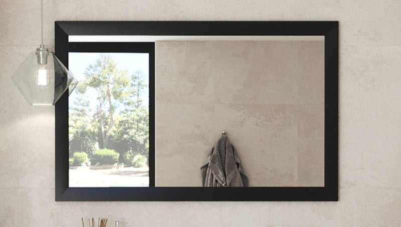 Laviva 313FF-4830E Sterling 48" Espresso mirror, installed close-up