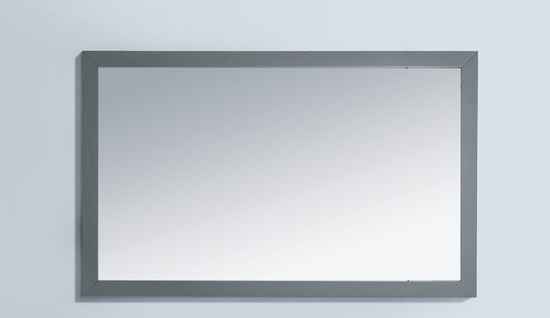 Laviva 313FF-4830G Sterling 48" Grey mirror, front view against a plain backdrop