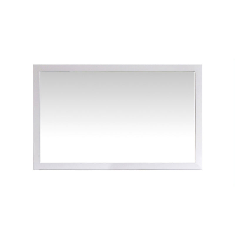 Laviva 313FF-4830W Sterling 48" White mirror, front view on a white background