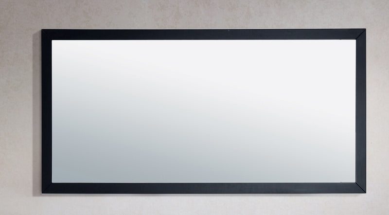 Laviva 313FF-6030E Sterling 60" Espresso mirror, front view against a plain backdrop