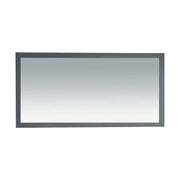 Laviva 313FF-6030MG Sterling 60" Maple Grey mirror, front view on a white background