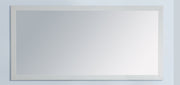 Laviva 313FF-6030W Sterling 60" White mirror, front view against a plain backdrop