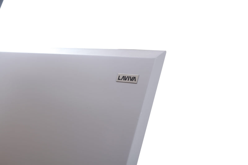 Laviva 313SMR-30W Alto 30" White vanity cabinet, drawer front and handle close-up