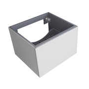 Laviva 313VTR-24CW Vitri 24" Cloud White vanity cabinet, angled view on a white background