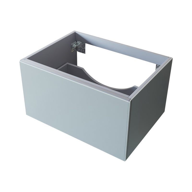 Laviva 313VTR-30FG Vitri 30" Fossil Grey vanity cabinet, angled view on a white background