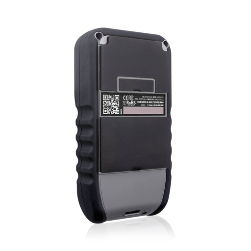 Tramex ME5 - Moisture Encounter ME5: An image of the Tramex ME5 moisture meter displayed on a white background, showcasing its sleek design, large digital screen, and ergonomic shape, highlighting the device's purpose for detecting moisture levels in various materials.