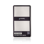Tramex Flooring Assessment Kit - FAK Image of the moisture encounter calibration check box from Tramex, featuring a rectangular, sturdy design with labeled sections for easy use, showcasing a range of calibration indicators.