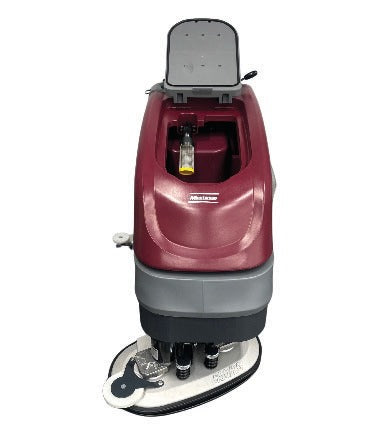 Minuteman E26 front view with the solution fill lid open
