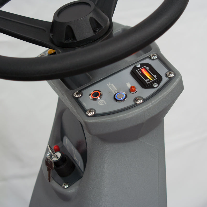 Max Ride steering column dash with battery gauge, key switch and buttons