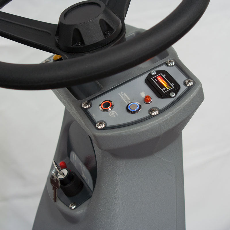 Max Ride steering column dash with battery gauge, key switch and buttons