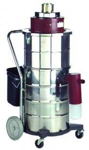 Minuteman Mercury Recovery Vacuum System 15 gal stainless steel modular tank with stacked filter stages and push handle