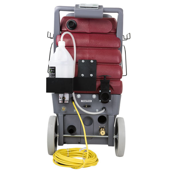 Chemical feed with a soap/rinse valve