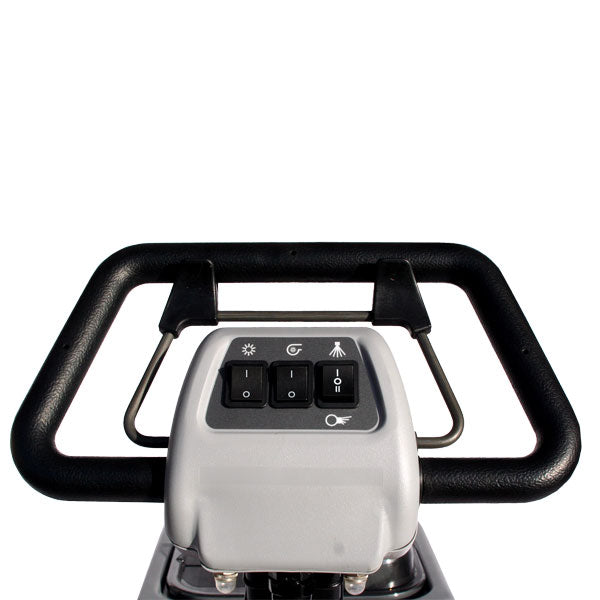 Minuteman X17 control handle with its three switches, close-up