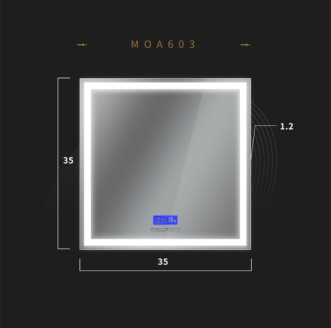 Florence Modern Backlit LED Bathroom Mirror