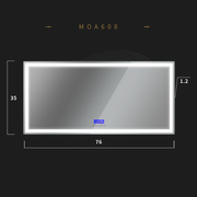 Florence Modern Backlit LED Bathroom Mirror (image 6)
