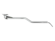 Mosmatic DKZ Z-series polished stainless ceiling boom with ceiling plate, one of three in the package
