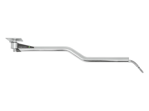Mosmatic DKZ Z-series polished stainless ceiling boom with ceiling plate, one of three in the package