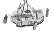 Mosmatic gum remover housing, casters and recovery port; the gum nozzle shown in its bracket is sold separately