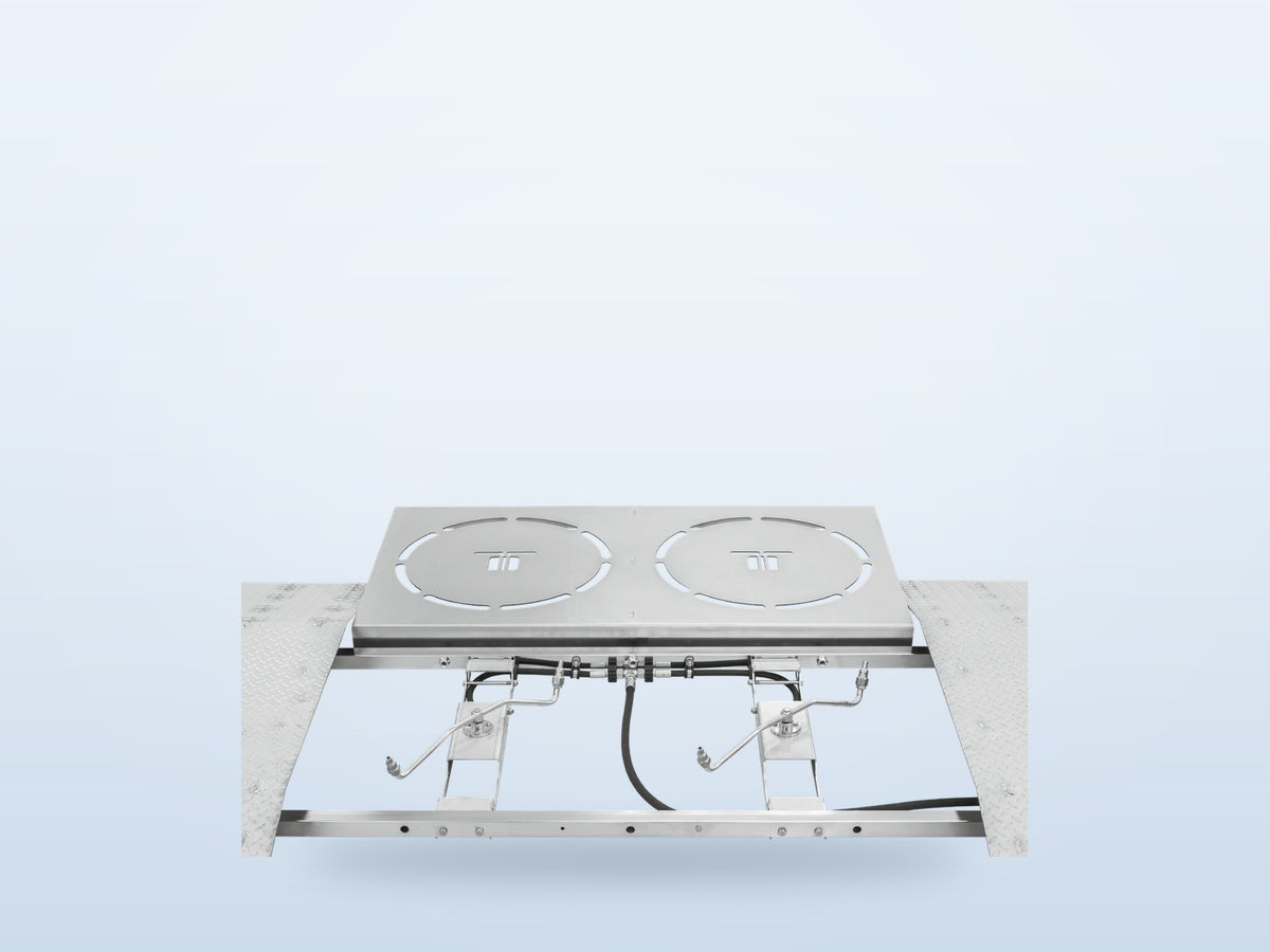 A Water-Driven Rotor Under Stainless Plate