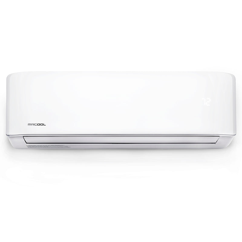 MRCOOL Advantage 5th Gen wall-mount air handler, front view with the louver closed