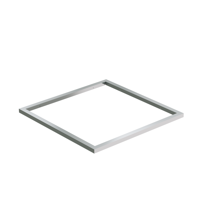 MRCOOL 21 inch cased coil flange, square sheet metal frame from above