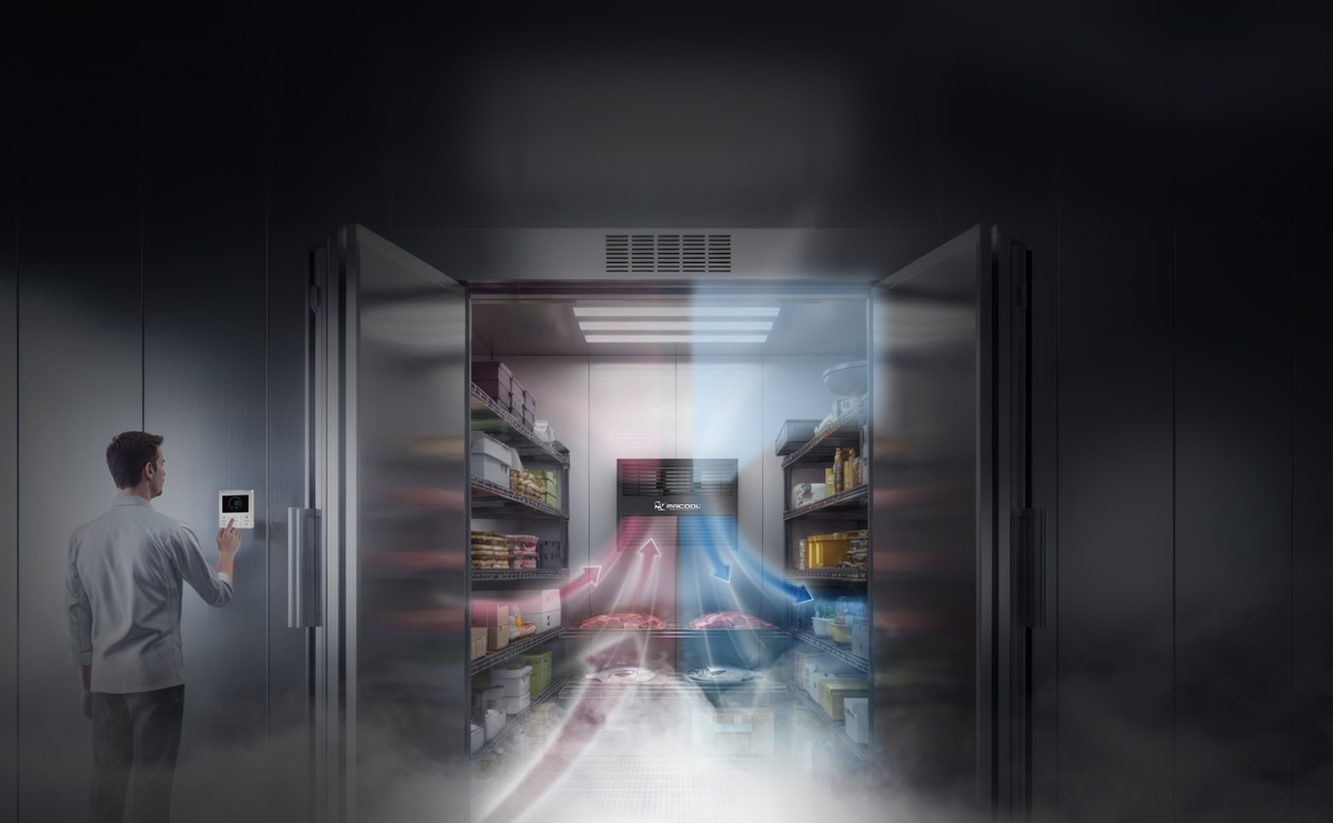 Hot gas defrost and app alerts