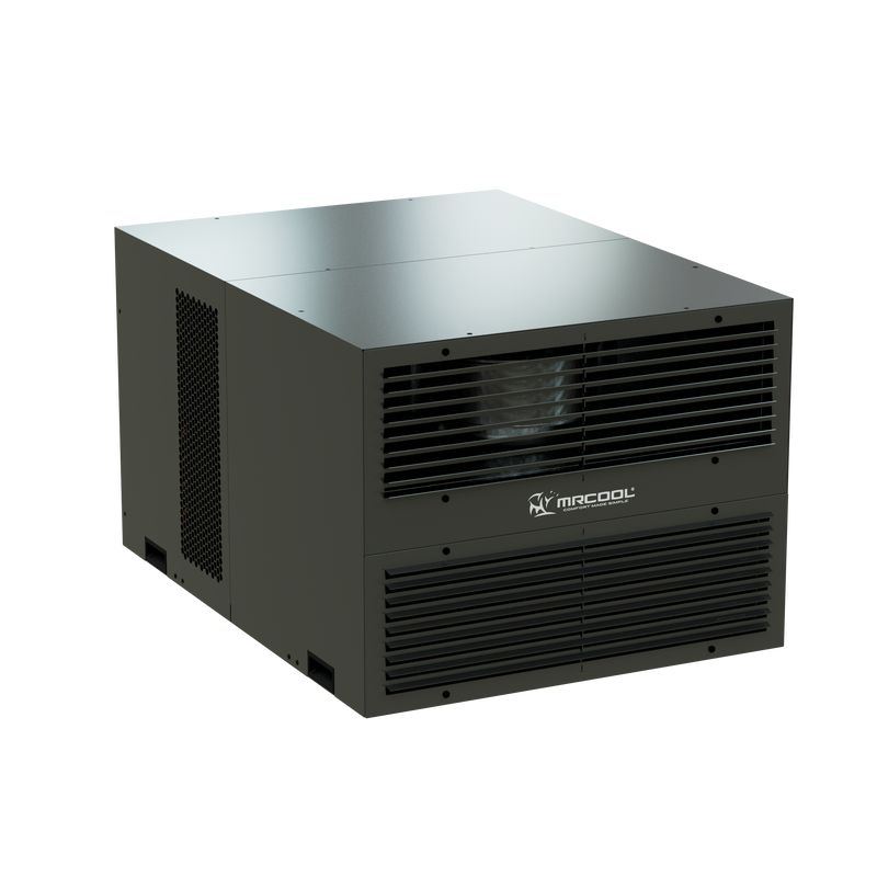 Compact Refrigeration System from above at an angle, showing the cabinet top and the grilles on the inside face