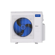 MRCOOL DIY 5th Gen multi-zone condenser in the 37.24" wide cabinet shared by the 4-zone and 5-zone models, front view