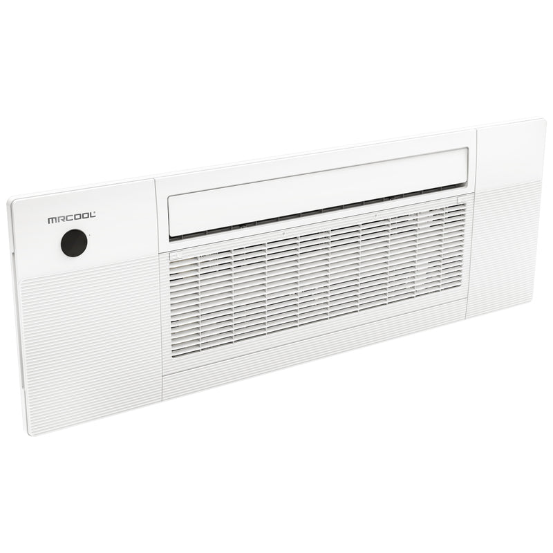 OuttaSight ceiling cassette panel and outlet, three-quarter view