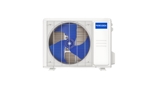 MRCOOL DIY 5th Gen condenser for the 9,000 to 18,000 BTU sizes, front view