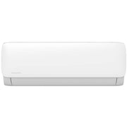 DIY Easy Pro wall air handler, straight-on front view of the slim white cabinet