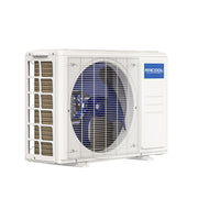 DIY Easy Pro condenser seen from the left, showing the side coil grille