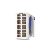 DIY Select condenser seen from the left, showing the side coil grille