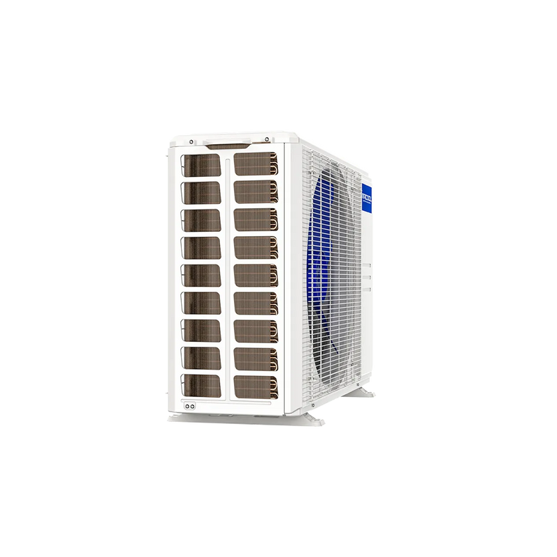 DIY Select condenser seen from the left, showing the side coil grille
