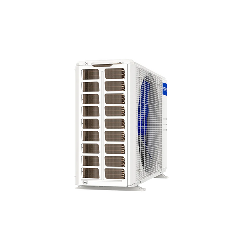 DIY Select condenser seen from the left, showing the side coil grille