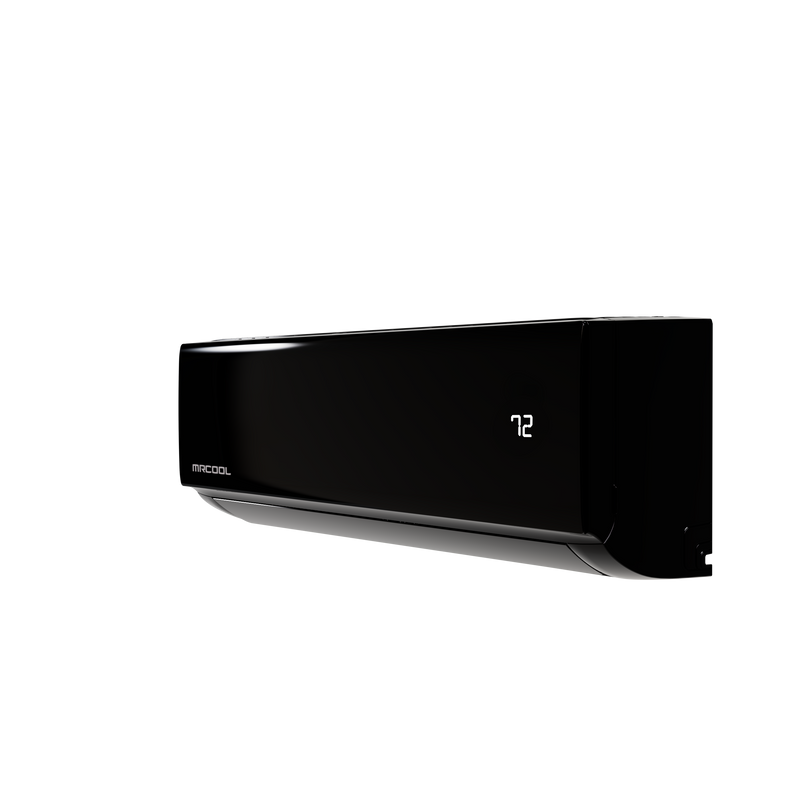 Black DIY Select air handler angled to show its glossy top