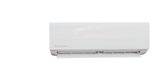 White DIY Select air handler, straight-on front view