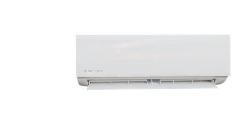 White DIY Select air handler, straight-on front view