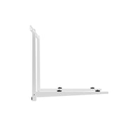 MB440A bracket side profile showing one upright and arm