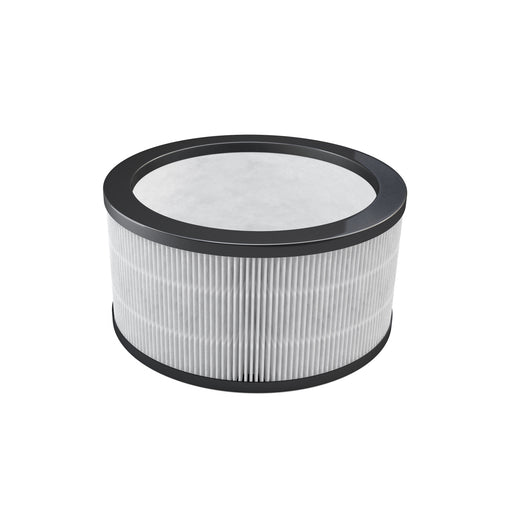 MRBREEZE cartridge from above at an angle, showing the black top ring and the white pleated media around its sides
