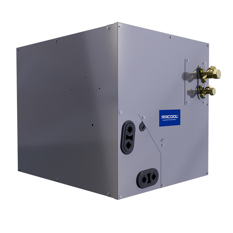 MRCOOL MCMP1824BOTB 17.5" pre-charged cased coil, three-quarter view