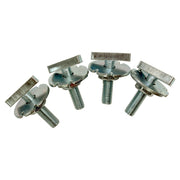 Four sliding T-bolts with washers supplied for the condenser feet