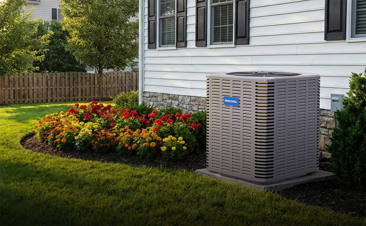 A compact cabinet for the side yard