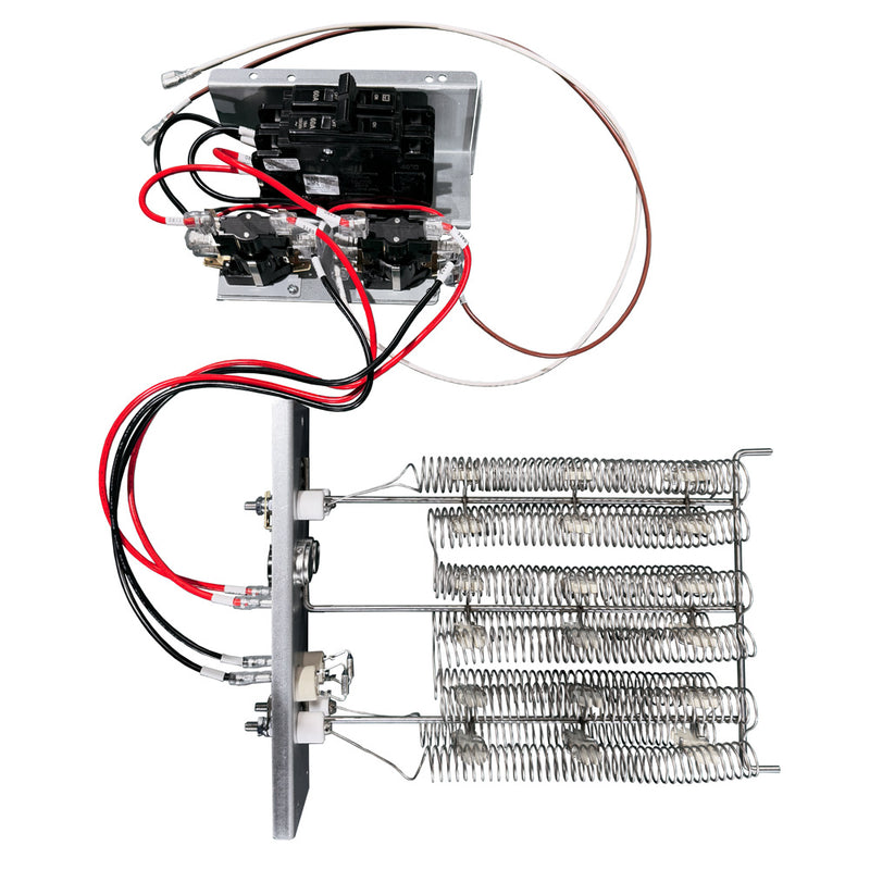 MRCOOL 7.5kW Signature Series multi-position heat kit with coiled elements and breaker bracket