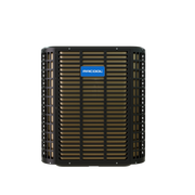 MRCOOL TruInverter 4-ton and 5-ton heat pump condenser, taller cabinet, front view